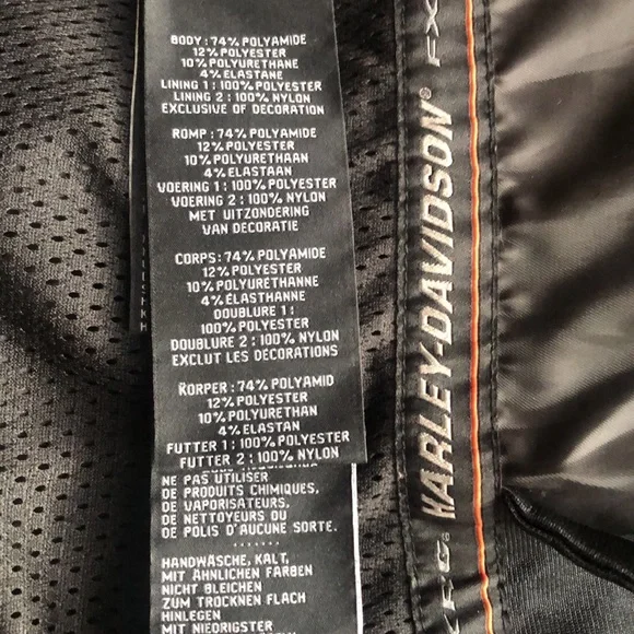 Harley-Davidson 2XL FXRG Triple Vent Riding Jacket